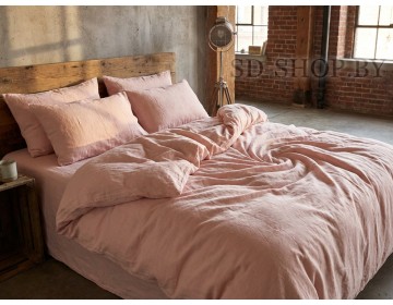 Постельное белье из Вареного хлопка "Персик" 100% хлопок  пр-во Барановичи (РБ).