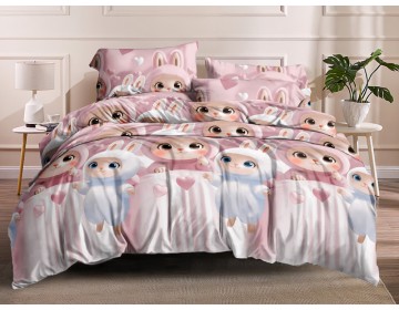 Постельное белье "Лабубу Розовый" Бязь 100% хлопок пр-во Барановичи (РБ)