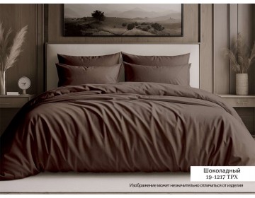 Постельное белье из сатина Однотонное "ШОКОЛАДНЫЙ" 100% хлопок  пр-во Барановичи (РБ).