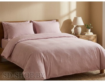 Постельное белье Страйп-Сатин "ПУДРА Микро страйп" 100% хлопок  пр-во Барановичи (РБ).