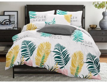 Постельное белье "ПАЛЬМЫ" Бязь 100% хлопок СонМаркет (РБ)