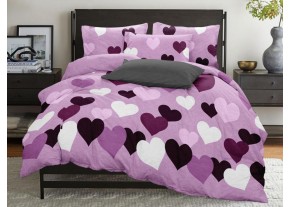 Постельное белье "TRUE LOVE violet" Бязь 100% хлопок СонМаркет (Барановичи)