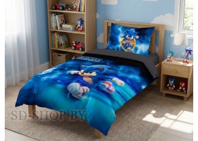 Детское постельное белье "СОНИК" Сатин 100% хлопок Барановичи (РБ)