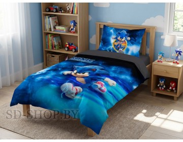 Детское постельное белье "СОНИК" Сатин 100% хлопок Барановичи (РБ)
