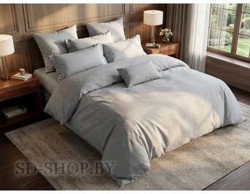 Постельное белье Страйп-Сатин "Арт. 14-4202" 100% хлопок СонМаркет (Барановичи).