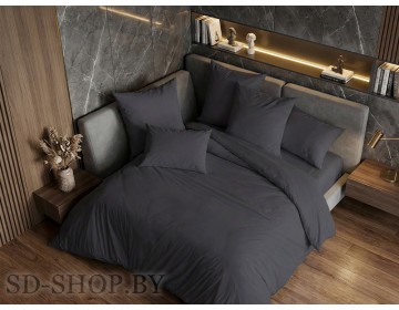 Постельное белье Сатин "Графит Гладье" 100% хлопок СонМаркет (Барановичи).