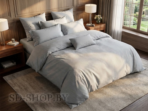 Постельное белье Страйп-Сатин "Арт. 14-4202" 100% хлопок СонМаркет (Барановичи).