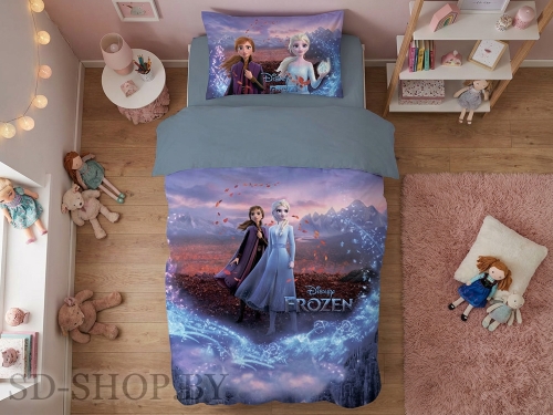 Детское постельное белье "ФРОЗЕН" Сатин 100% хлопок Барановичи (РБ)