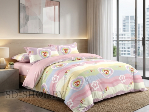 Постельное белье "Арт. 4221" Твил-Сатин пр-во Барановичи (РБ)